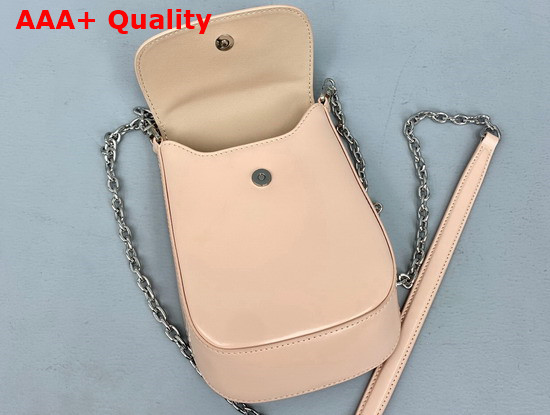 Prada Brushed Leather Mini Bag in Nude 1BH185 Replica