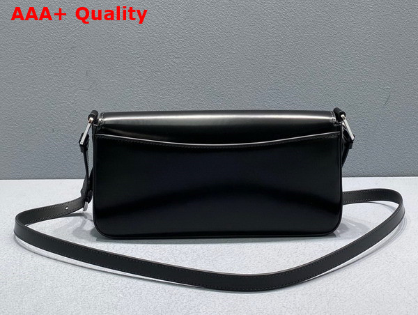 Prada Brushed Leather Prada Femme Bag in Black 1BD323 Replica