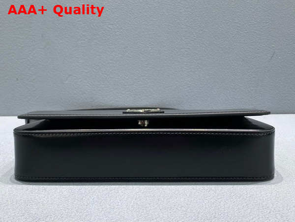 Prada Brushed Leather Prada Femme Bag in Black 1BD323 Replica