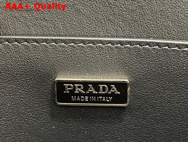 Prada Brushed Leather Prada Femme Bag in Black 1BD323 Replica