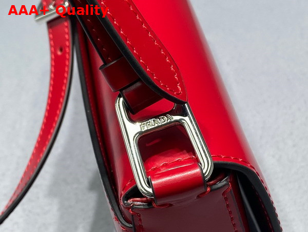 Prada Brushed Leather Prada Femme Bag in Scarlet 1BD323 Replica