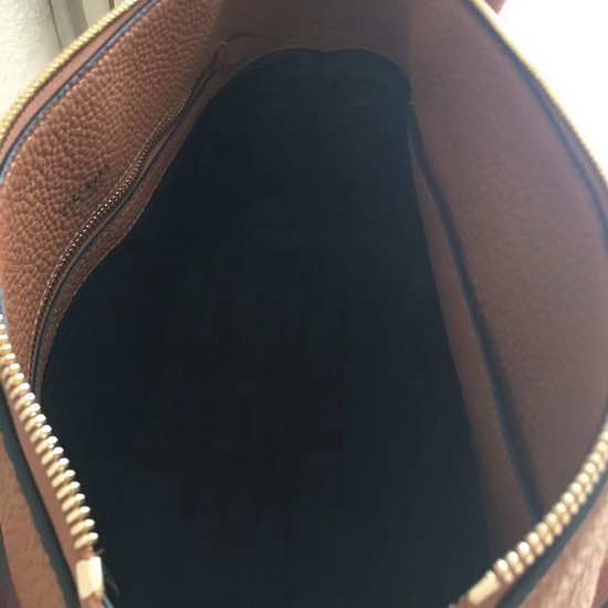 Prada Calf Leather Handle Bag in Brown