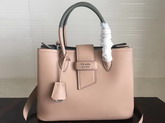 Prada Calf Leather Tote in Pink