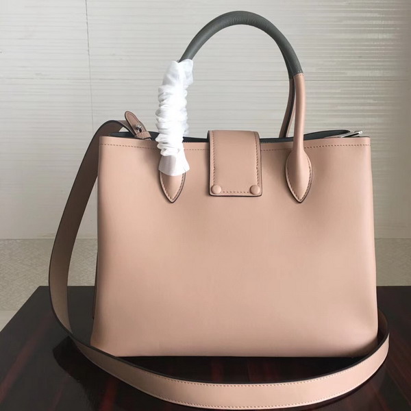 Prada Calf Leather Tote in Pink