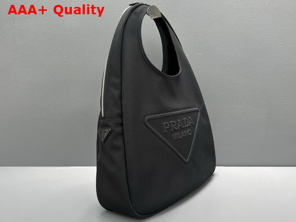 Prada Canvas Hobo Bag in Black Replica