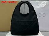 Prada Canvas Hobo Bag in Black Replica