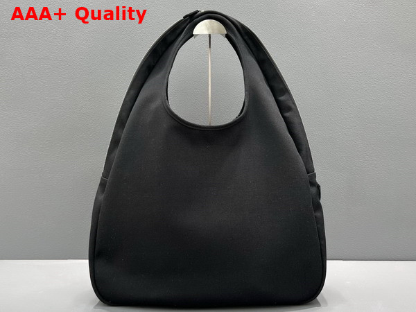 Prada Canvas Hobo Bag in Black Replica