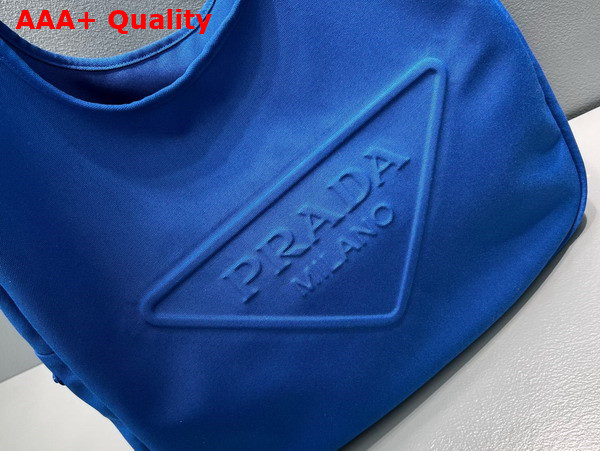 Prada Canvas Hobo Bag in Blue Replica