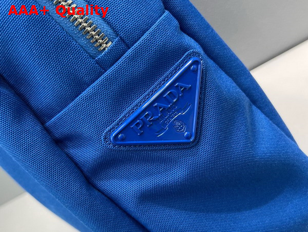 Prada Canvas Hobo Bag in Blue Replica