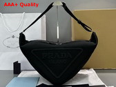 Prada Canvas Prada Triangle Bag in Black 2VY007 Replica