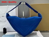 Prada Canvas Prada Triangle Bag in Cobalt Blue 2VY007 Replica