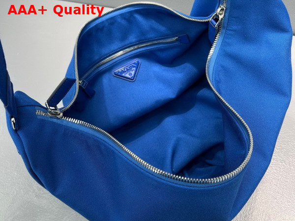 Prada Canvas Prada Triangle Bag in Cobalt Blue 2VY007 Replica