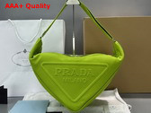 Prada Canvas Prada Triangle Bag in Fern Green 2VY007 Replica