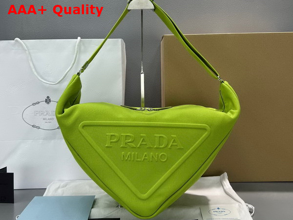 Prada Canvas Prada Triangle Bag in Fern Green 2VY007 Replica