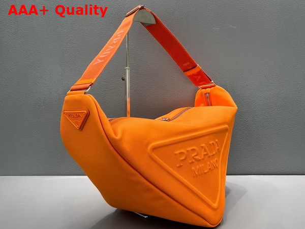 Prada Canvas Prada Triangle Bag in Orange 2VY007 Replica