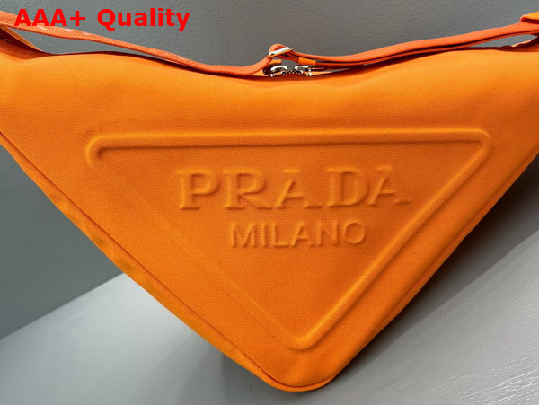 Prada Canvas Prada Triangle Bag in Orange 2VY007 Replica