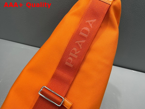 Prada Canvas Prada Triangle Bag in Orange 2VY007 Replica