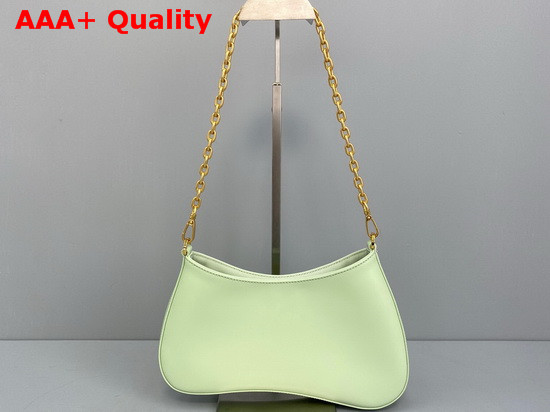 Prada Cleo Brushed Leather Chain Bag in Aqua Replica