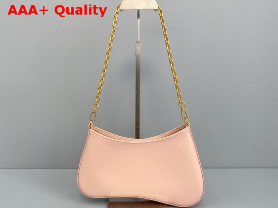 Prada Cleo Brushed Leather Chain Bag in Pink Replica