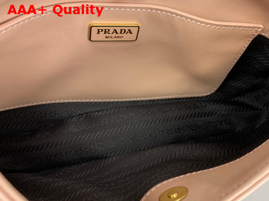 Prada Cleo Brushed Leather Chain Bag in Pink Replica