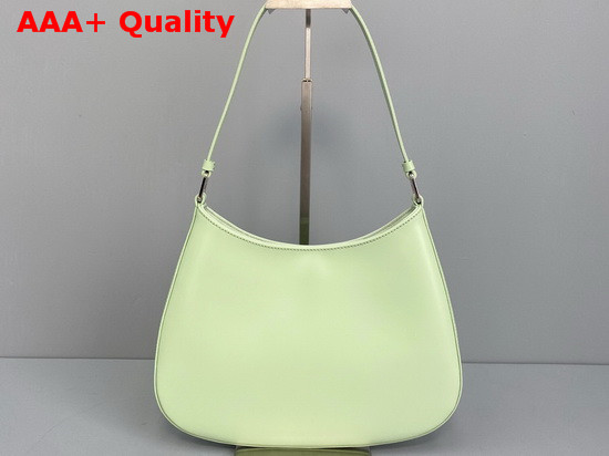 Prada Cleo Brushed Leather Shoulder Bag in Aqua Replica