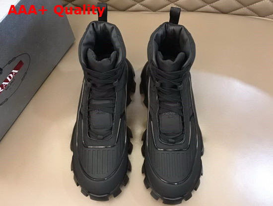 Prada Cloudbust Thunder Sneakers Forest Green Black 2TG189 Replica