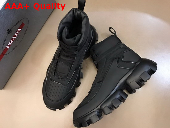 Prada Cloudbust Thunder Sneakers Forest Green Black 2TG189 Replica