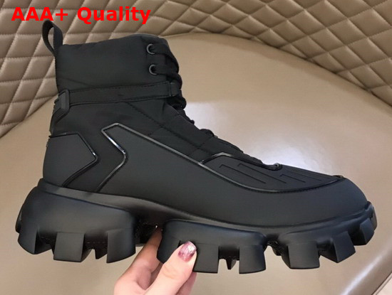 Prada Cloudbust Thunder Sneakers Forest Green Black 2TG189 Replica