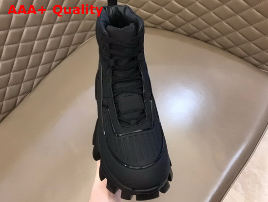 Prada Cloudbust Thunder Sneakers Forest Green Black 2TG189 Replica