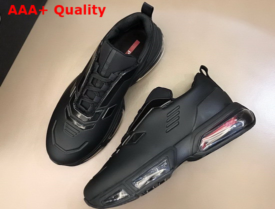 Prada Collision Technical Fabric Sneakers in Black Replica