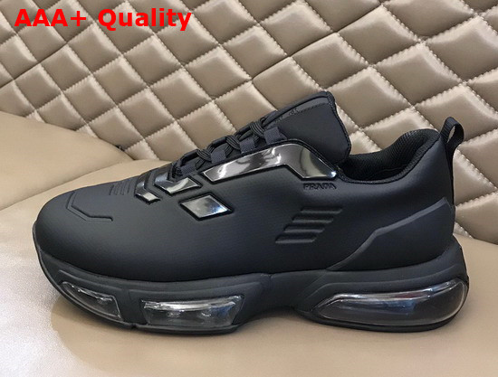 Prada Collision Technical Fabric Sneakers in Black Replica