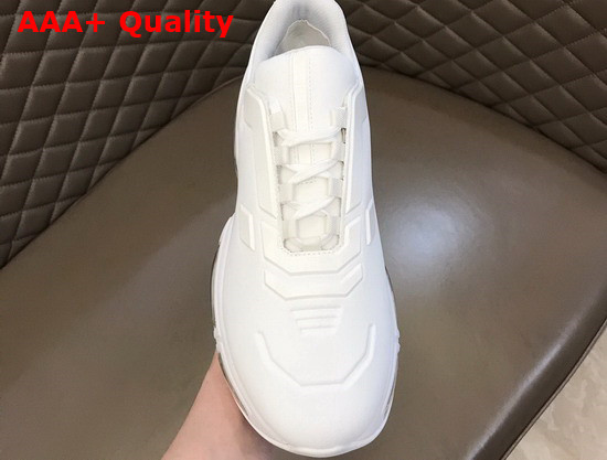 Prada Collision Technical Fabric Sneakers in White Replica