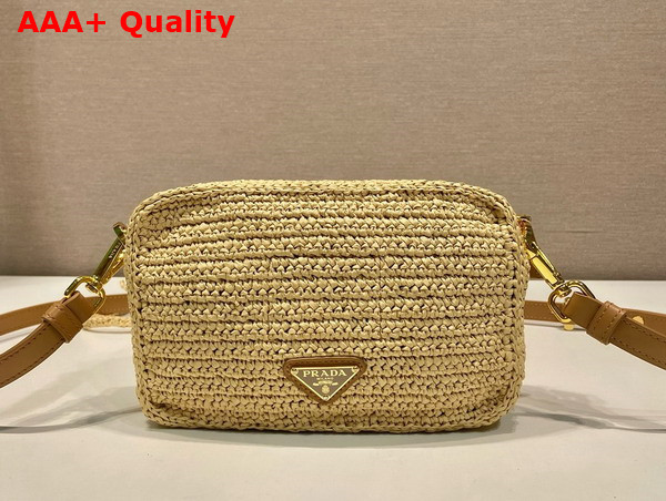 Prada Crochet Shoulder Bag in Natural 1BH196 Replica