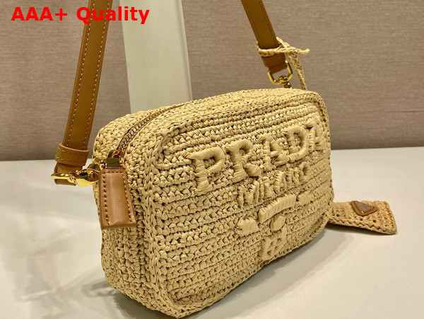 Prada Crochet Shoulder Bag in Natural 1BH196 Replica