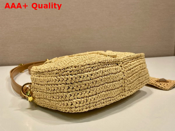 Prada Crochet Shoulder Bag in Natural 1BH196 Replica