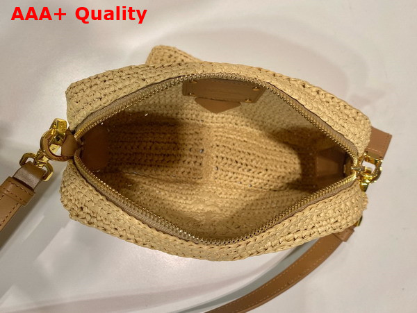 Prada Crochet Shoulder Bag in Natural 1BH196 Replica