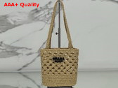 Prada Crochet Tote Bag in Natural 1BG494 Replica