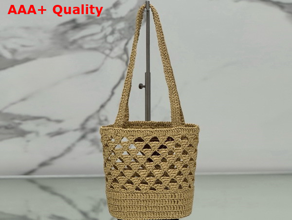 Prada Crochet Tote Bag in Natural 1BG494 Replica