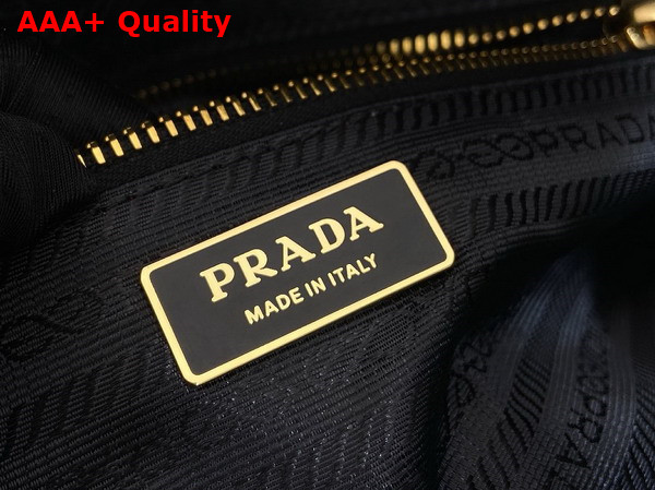 Prada Dangle Leather Top Handle Bag in Black 1BB138 Replica