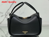 Prada Darling Leather Handbag in Black 1BA451 Replica