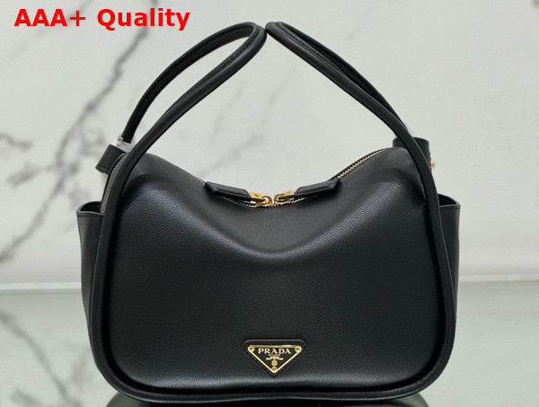 Prada Darling Leather Handbag in Black 1BA451 Replica