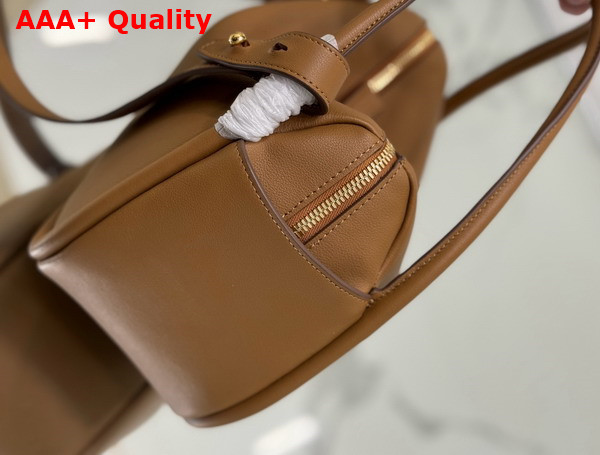 Prada Darling Leather Handbag in Cognac 1BA451 Replica