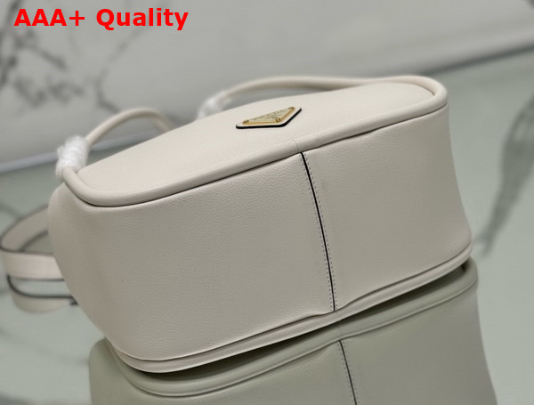 Prada Darling Leather Handbag in White 1BA451 Replica