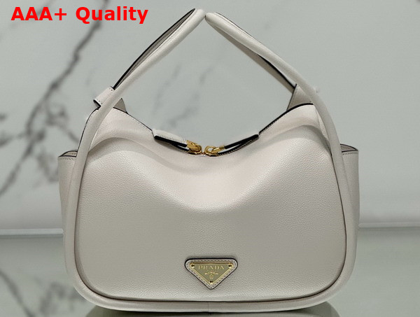 Prada Darling Leather Handbag in White 1BA451 Replica