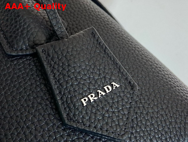 Prada Double Leather Mini Bag in Black 1BG443 Replica