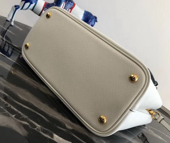 Prada Double Saffiano Leather Bag in White