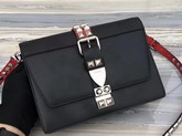 Prada Elektra Calf Leather Bag in Black