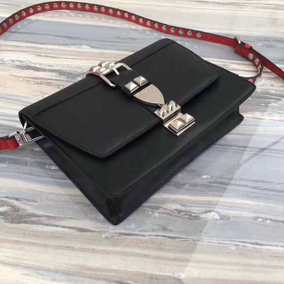 Prada Elektra Calf Leather Bag in Black