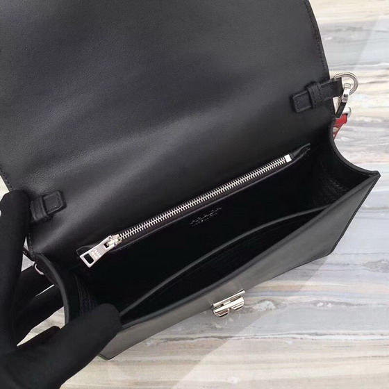 Prada Elektra Calf Leather Bag in Black