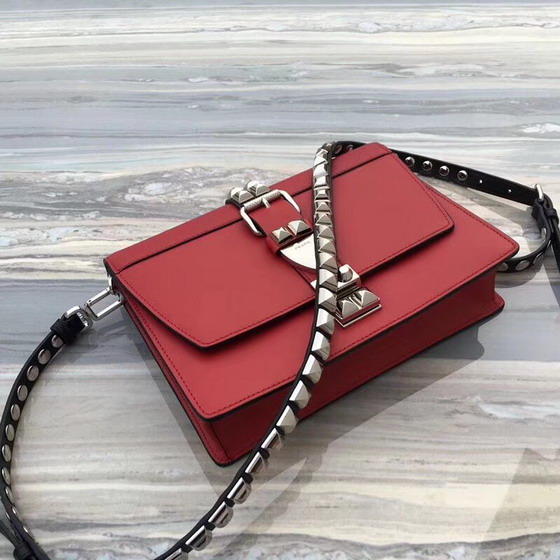 Prada Elektra Calf Leather Bag in Red